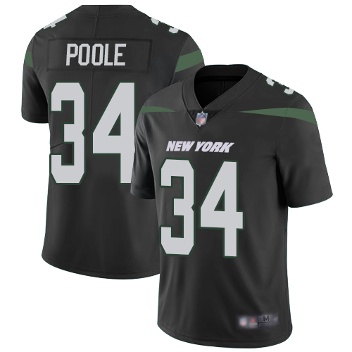 New York Jets Limited Black Men Brian Poole Alternate Jersey NFL Football 34 Vapor Untouchable